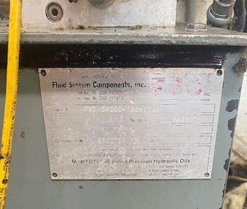 Fluid System Components Machine Tag