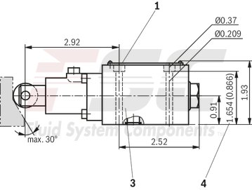 technical illustration-R900479282-4/3-, 4/2- or 3/2-way version Porting pattern according to DIN&nbsp;24340 form A (without locating hole) Porting pattern according to ISO&nbsp;4401-03-02-0-05 (with locating hole) Type of actuation: Roller plunger Inductive position switch and proximity sensors (contactless)