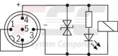 technical illustration-R900212093-2/2-, 3/2- or 4/2-way version Porting pattern according to DIN 24340 form A Porting pattern according to ISO&nbsp;4401-03-02-0-05 Air-gap DC solenoids with detachable coil Solenoid coil is rotatable by 90&deg; The coil can be changed without having to open the pressure-tight chamber Electrical connection as individual connection Optional auxiliary operating device Inductive position switch and proximity sensors (contactless)