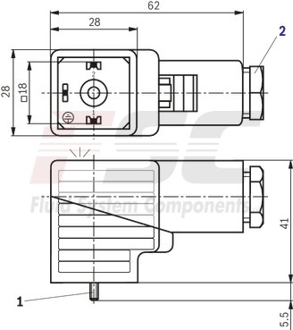 technical illustration-R900057455-Mating connector