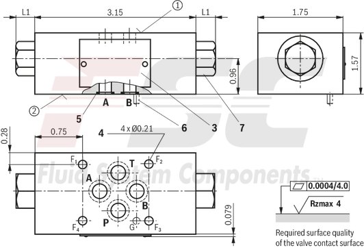 technical illustration-R900347510-Size 6, B1 → B2, mechanically actuated