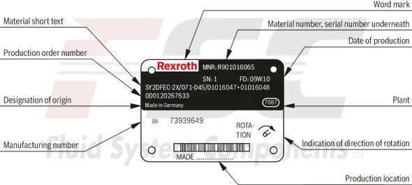 technical illustration-R978056576-Pump A10VSO BR31 with digital OBE