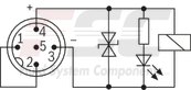 technical illustration-R901278744-Size 10, symbol J, solenoid-actuated, 24 V DC