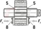 technical illustration-R900984020-Internal gear pump, size 11, pressure 350 bar for industrial applications, open circuit