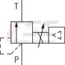 technical illustration-R901198613-Size 6, P &rarr; T, electrical with integrated electronics, 24 V DC