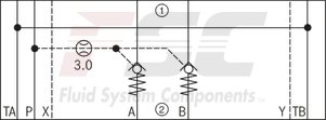 technical illustration-R900407439-Size 10, A1 → A2, B1 → B2, mechanically actuated