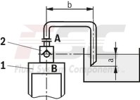 technical illustration-R900964465-Size 40, A → B, hydraulically actuated