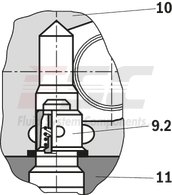 technical illustration-R978916012-Size 22, symbol E, electrical with solenoid, 110-120 V AC