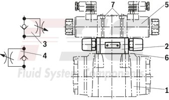 technical illustration-R978916012-Size 22, symbol E, electrical with solenoid, 110-120 V AC