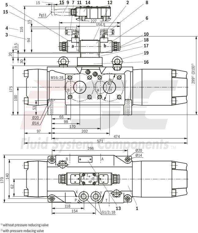 technical illustration-R978911132-Size 10, symbol E, integrated electronics, 24 V DC