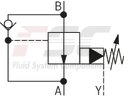 technical illustration-R900596961-For subplate mounting Porting pattern according to ISO&nbsp;5781 For threaded connection As cartridge valve 4 optional adjustment types:&bull; Rotary knob&bull; Sleeve with hexagon and protective cap&bull; Lockable rotary knob with scale&bull; Rotary knob with scale 5 pressure ratings Check valve, optional (subplate mounting only)