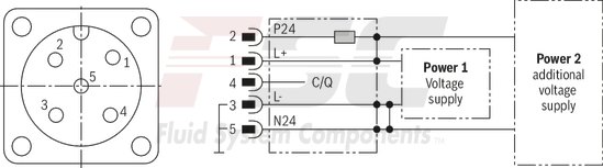 technical illustration-R901382312-Size 6, symbol C3, electrical with integrated electronics 24 V DC
