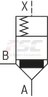 technical illustration-R900952988-Valve poppet with or without damping nose 2 area ratios 6 different cracking pressures
