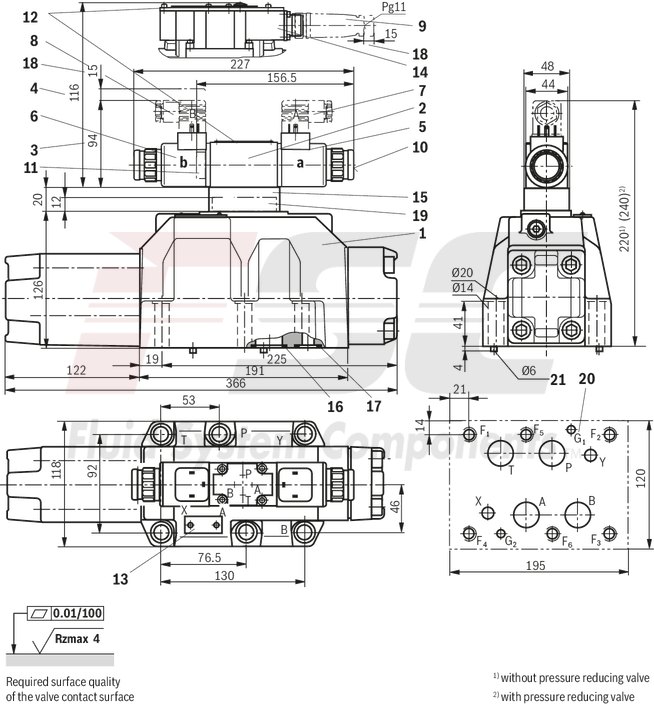 technical illustration-R978911132-Size 10, symbol E, integrated electronics, 24 V DC