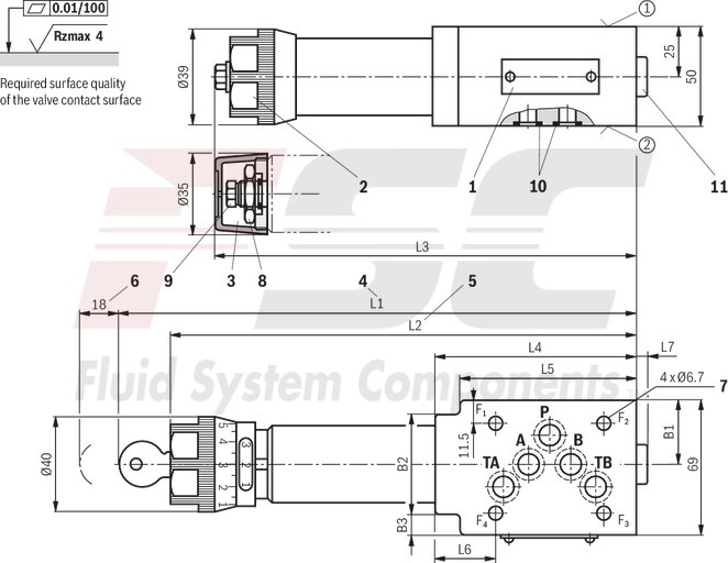 technical illustration-R978910212-Size 10, P2 → P1, mechanical