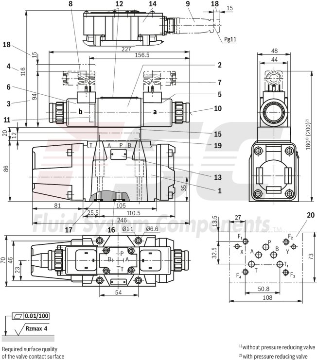 technical illustration-R978911132-Size 10, symbol E, integrated electronics, 24 V DC