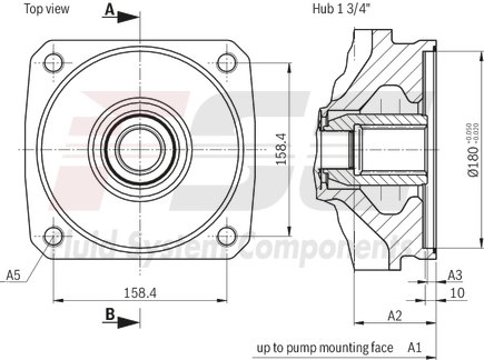 technical illustration-R978056576-Pump A10VSO BR31 with digital OBE