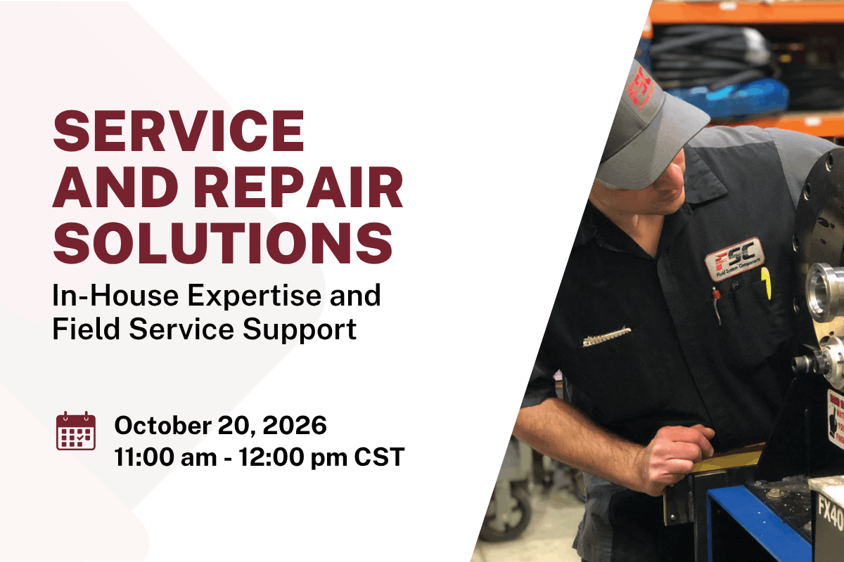 Service and Repair Solutions: In-House Expertise and Field Service Support